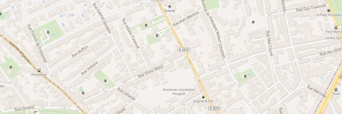 Plan du 3 Rue Victor Billon au Bouscat