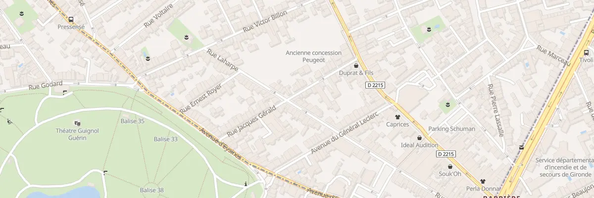 Plan du 79 Rue Laharpe au Bouscat