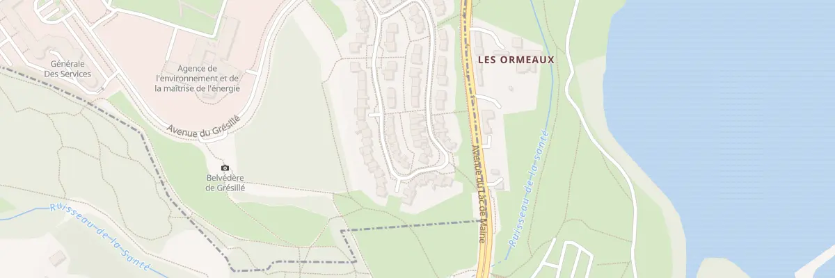 Plan du 45 Sq de la Chouanière à Angers