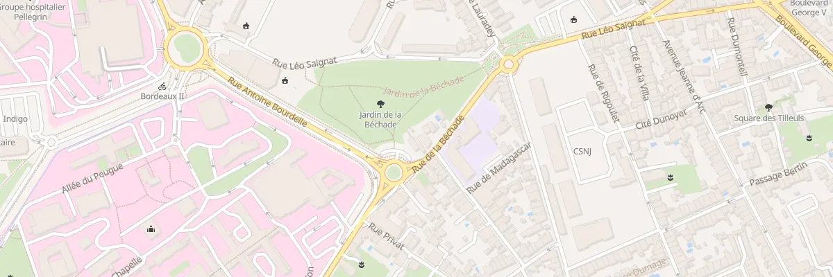 Plan du 31 Rue de la Béchade à Bordeaux