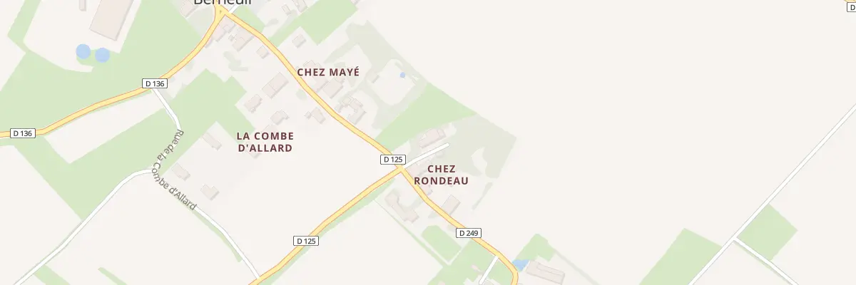 Plan du 5 Imp Rondeau à Berneuil