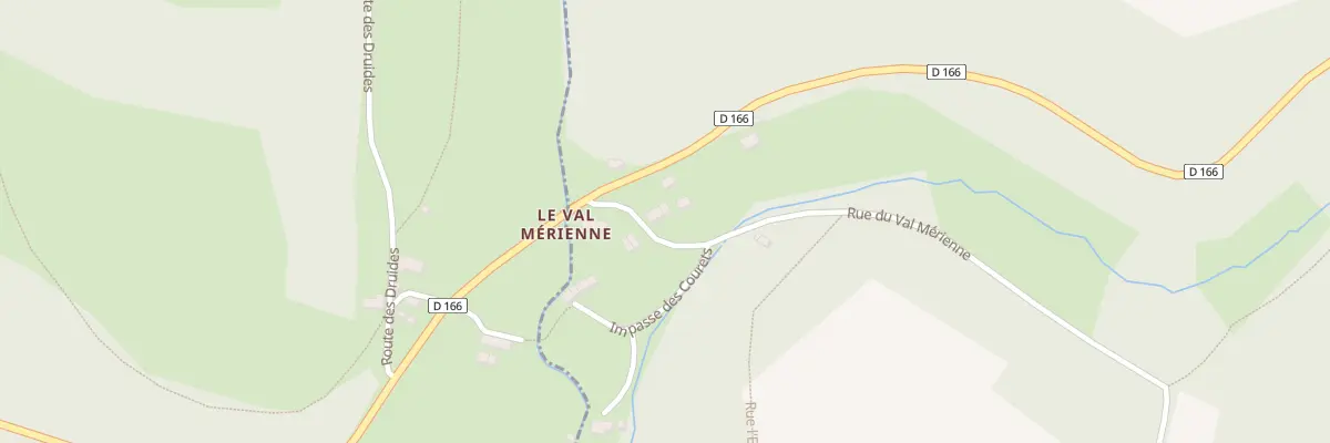 Plan du 418 Che du Val Merienne -St Pierre à Condé-en-Normandie