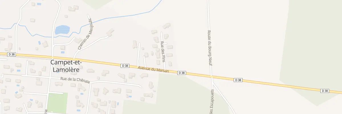 Plan du 4 Rue des Pins à Campet-et-Lamolère