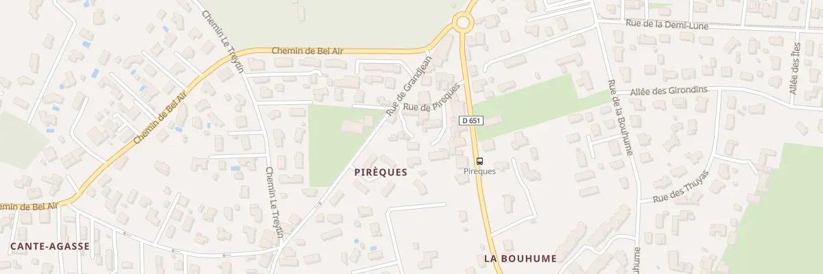 Plan du 13 Rue de Pirèques à Léognan