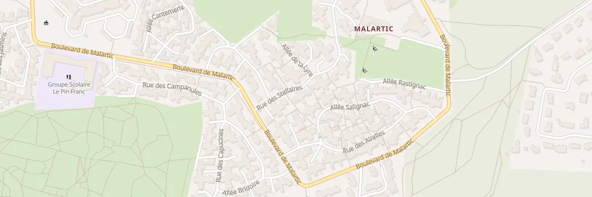 Plan du 34 Rue des Stellaires à Gradignan