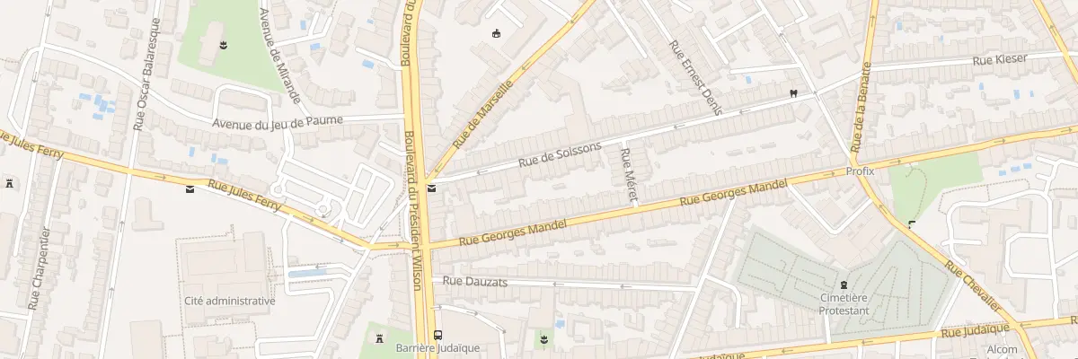 Plan du 76 Rue de Soissons à Bordeaux