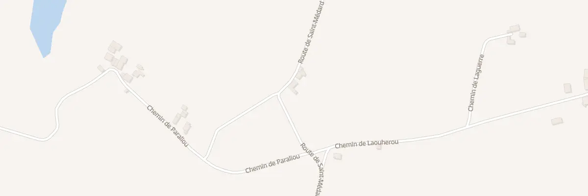 Plan du 680 Rte de Saint Médard à Hagetaubin