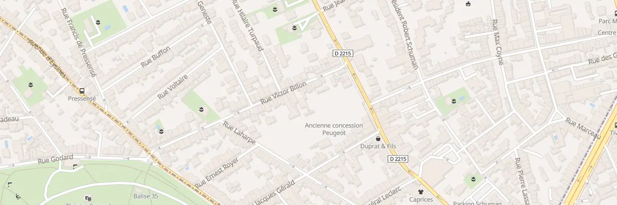 Plan du 22 Rue Victor Billon au Bouscat