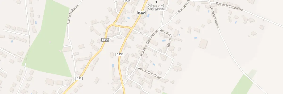 Plan du 24 Rue de la quarantaine à Benet