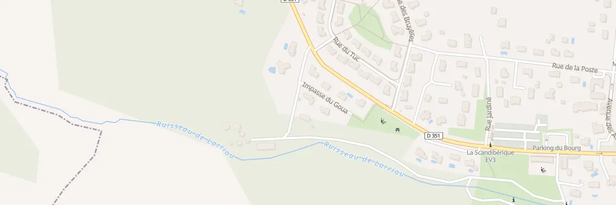 Plan du 98 Imp du Goua à Saint-Perdon