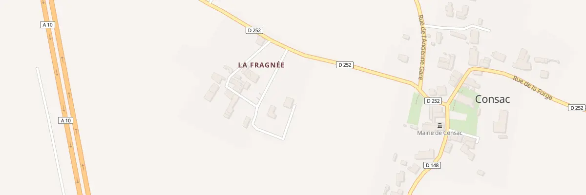 Plan du 1 La Fragnee à Consac