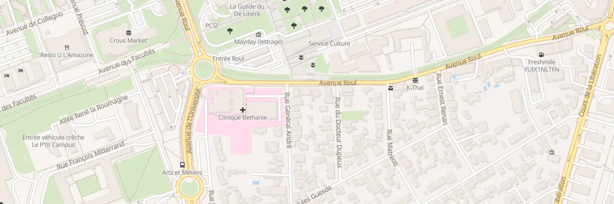 Plan du 2B Rue du Général André à Talence