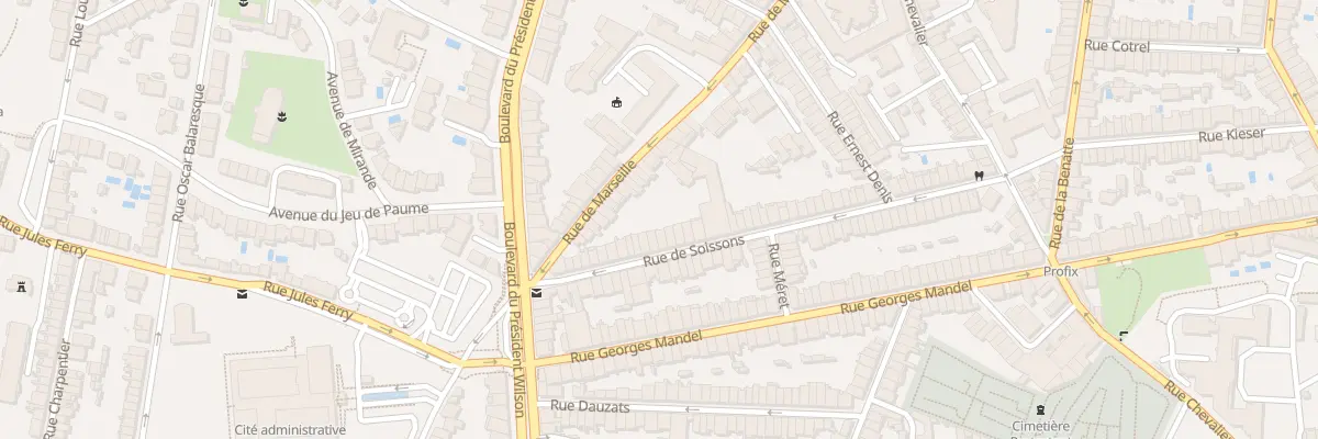 Plan du 69 Rue de Soissons à Bordeaux