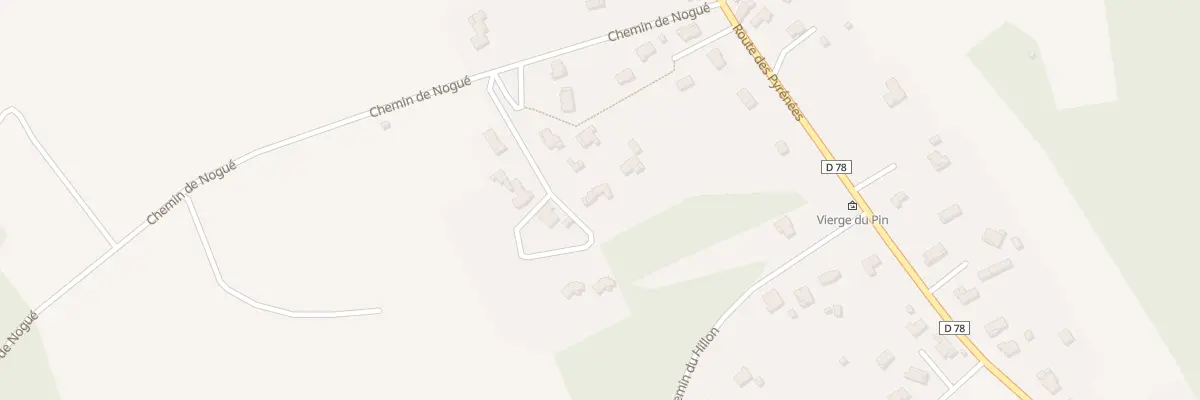 Plan du 117 Che de Nogué à Horsarrieu