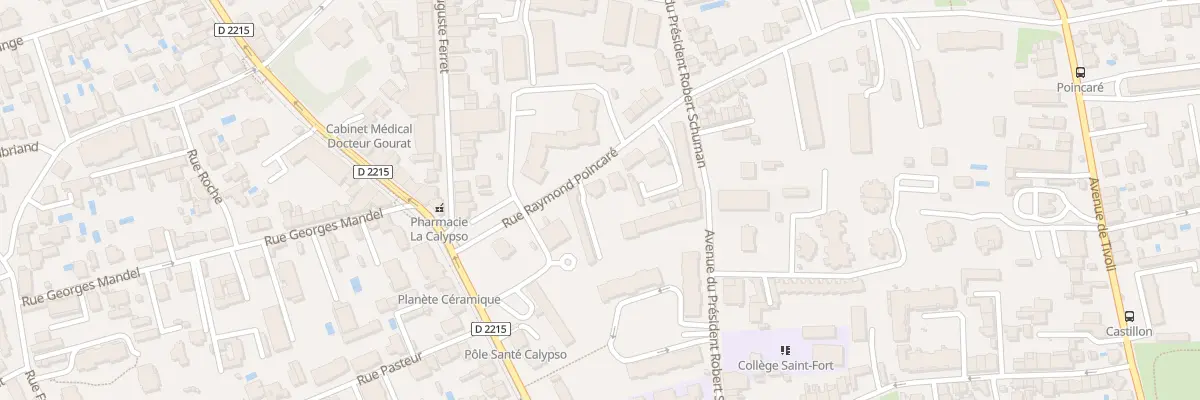 Plan du 27 Rue Raymond Poincaré au Bouscat