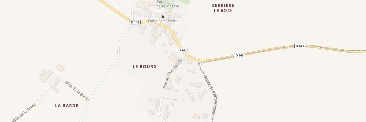 Plan du 1 Rue de Chez Bascle à Bois