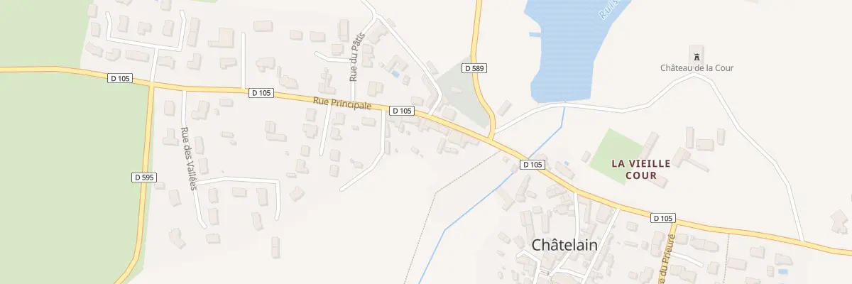 Plan du 20 Rue Principale à Châtelain