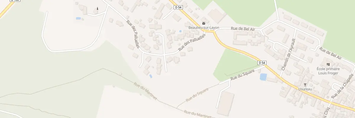 Plan du 6 Rue des Palluelles à Beaulieu-sur-Layon