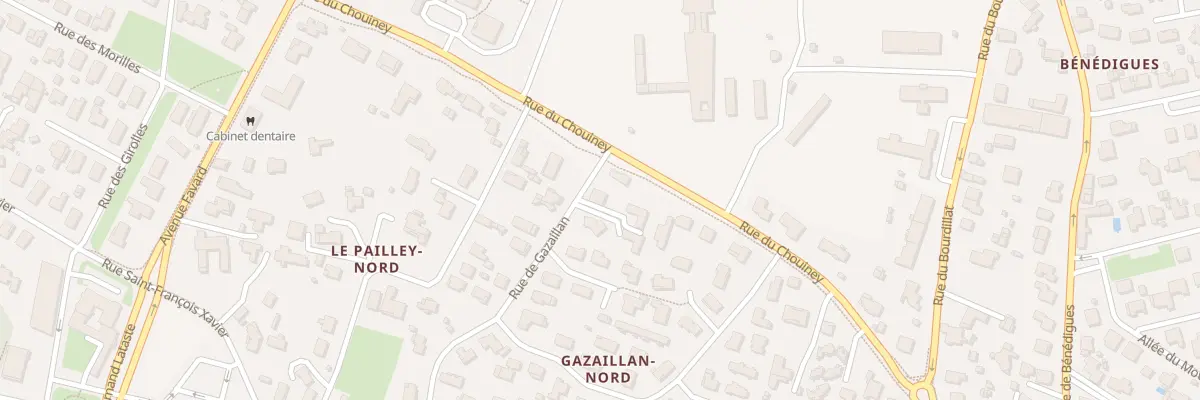 Plan du 15 Rue de Gazaillan à Gradignan