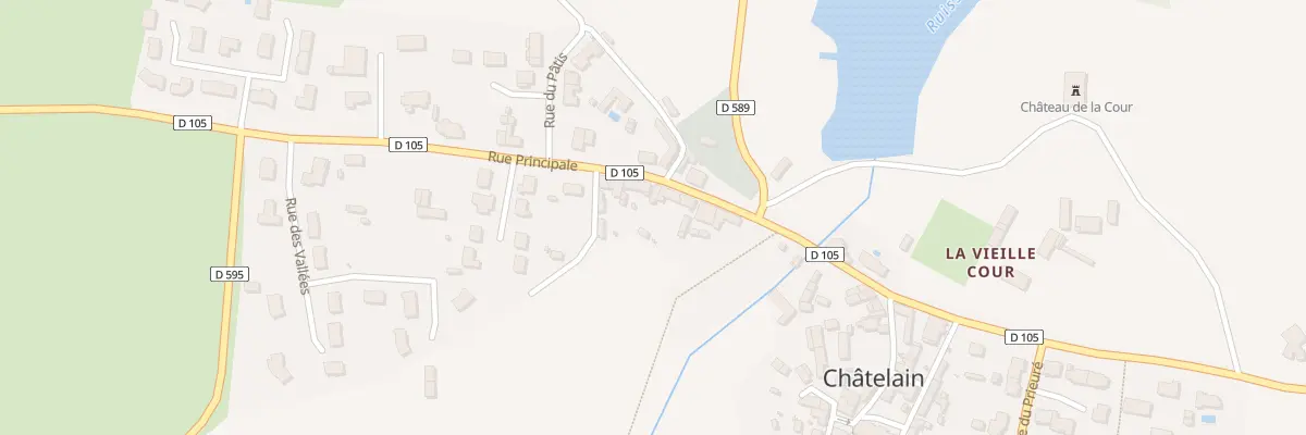 Plan du 18 Rue Principale à Châtelain