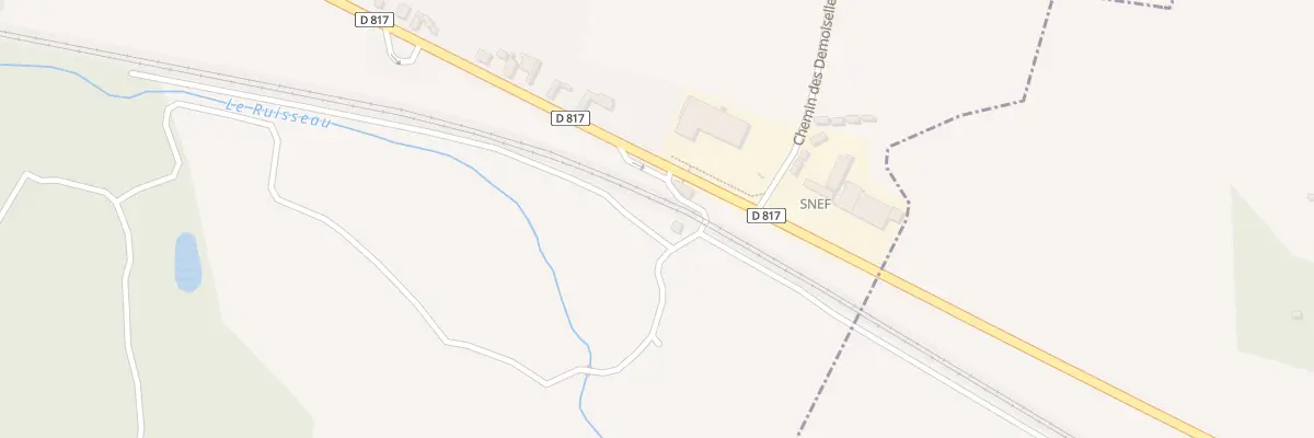 Plan du 1 Che Sainte Germaine à Lacq