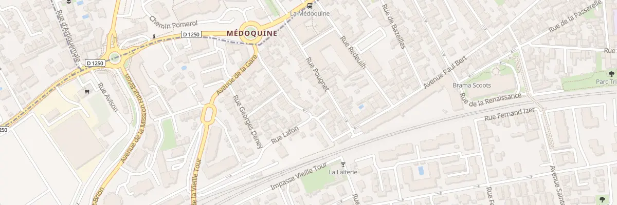 Plan du 42 Rue de la Medoquine à Talence