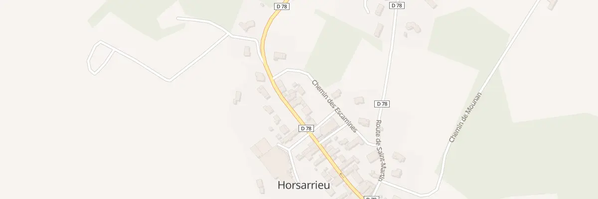 Plan du 218 Rue St Blaise à Horsarrieu