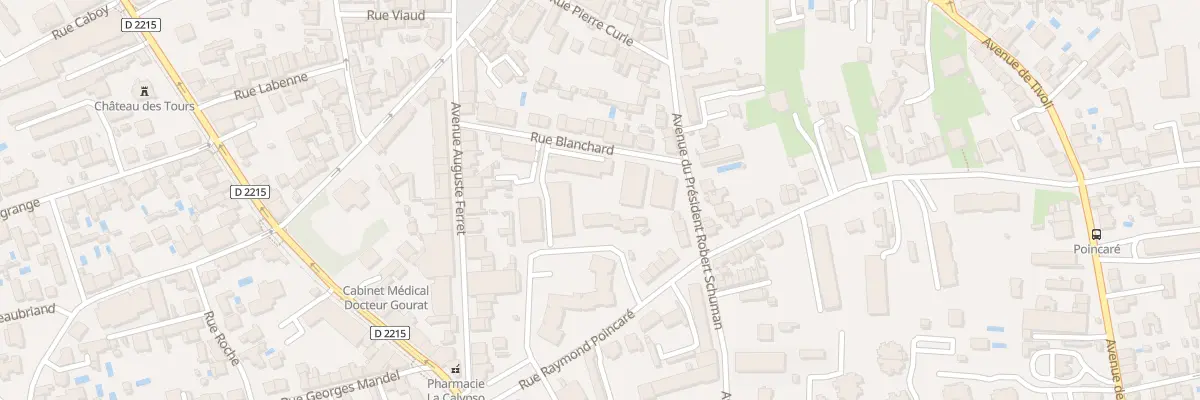 Plan du 13 Rue Blanchard au Bouscat