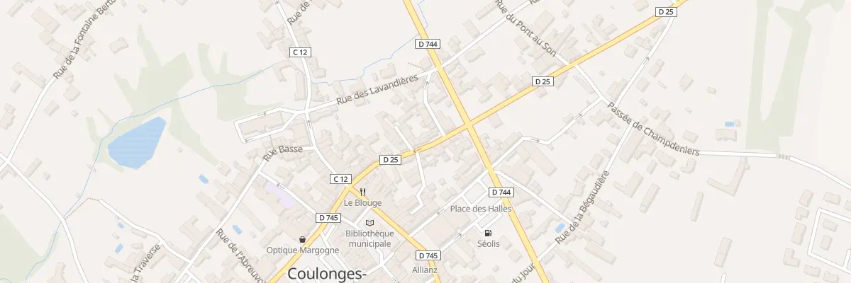 Plan du 21 Rue de Parthenay à Coulonges-sur-l’Autize