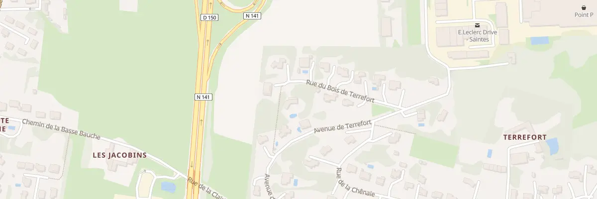 Plan du 5 Rue du Bois de Terrefort à Saintes
