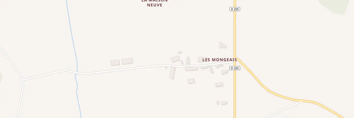 Plan du 34 Les Mongeais à Campugnan