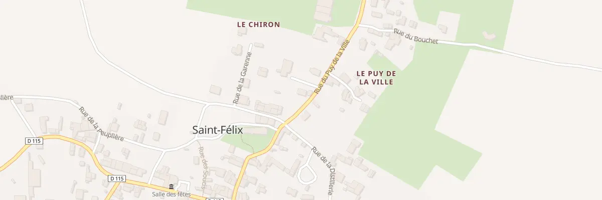 Plan du 15 Rue du Puy de la Ville à Saint-Félix