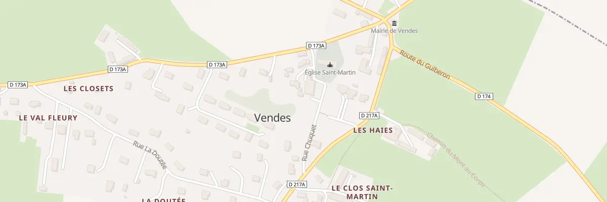 Plan du 5088 Le Bourg à Vendes