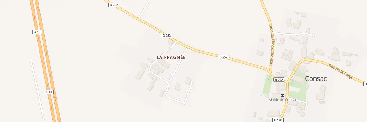 Plan du 3 La Fragnee à Consac