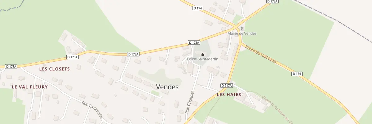 Plan du 5088C Le Bourg à Vendes