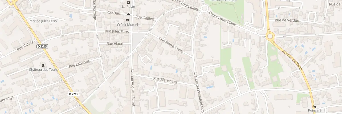 Plan du 11 Rue Pierre Curie au Bouscat