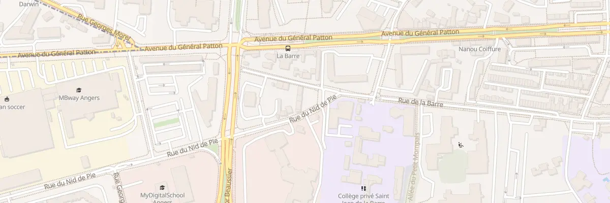 Plan du 167 Rue de la Barre à Angers