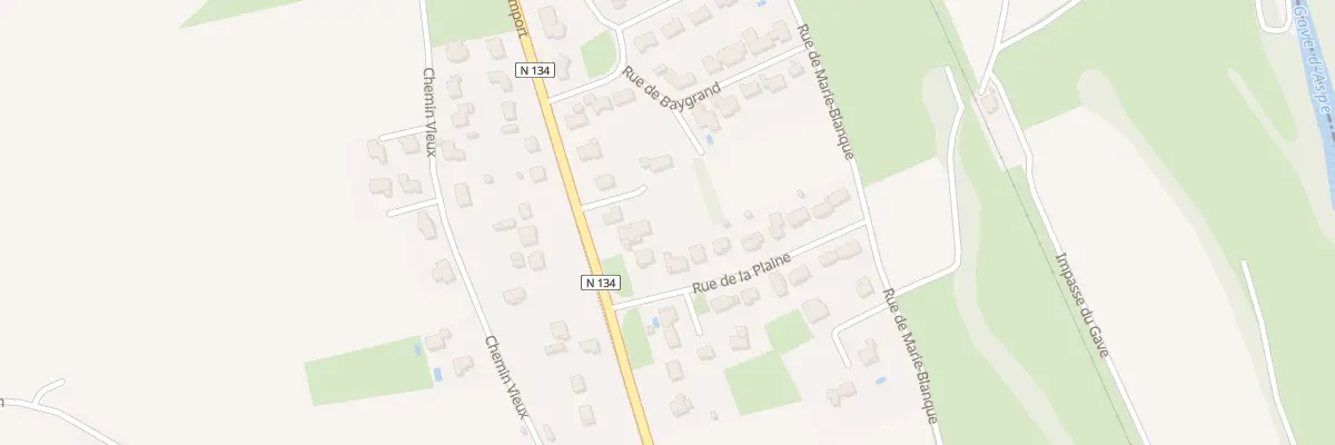 Plan du 7A Rte du Somport à Gurmençon