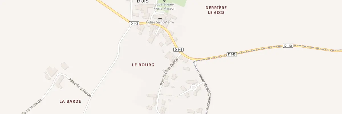 Plan du 5 Av Principale à Bois