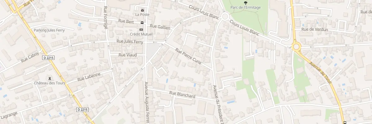 Plan du 9B Rue Pierre Curie au Bouscat
