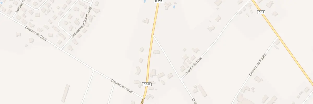 Plan du 521 Rte de Labastide à Hagetmau