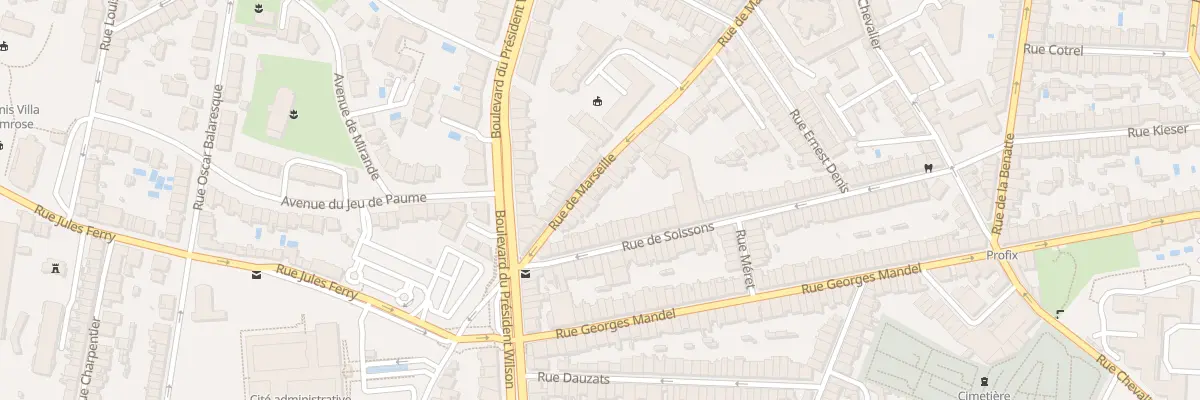 Plan du 102 Rue de Marseille à Bordeaux
