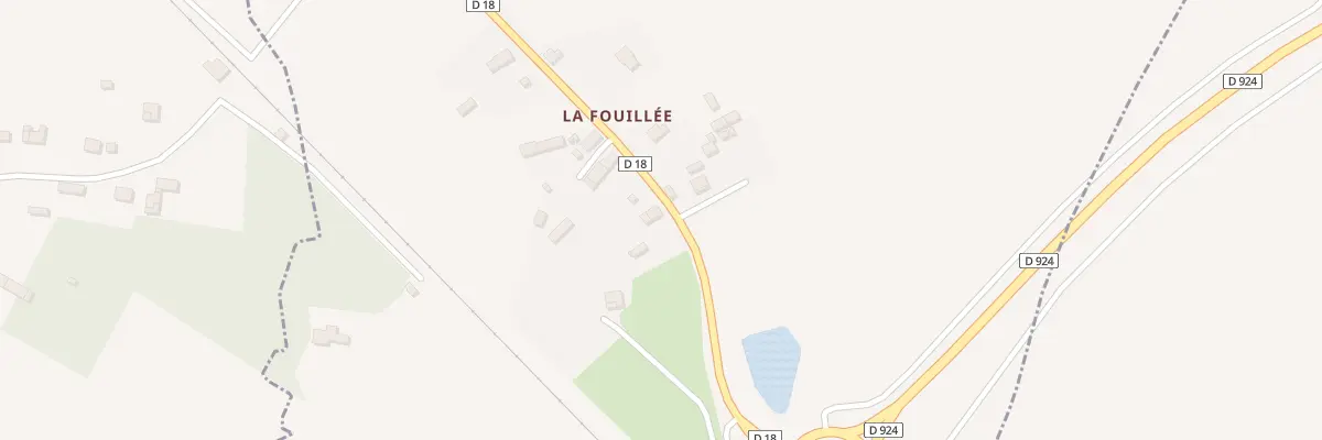Plan du 41 La Fouillee à La Bazoque
