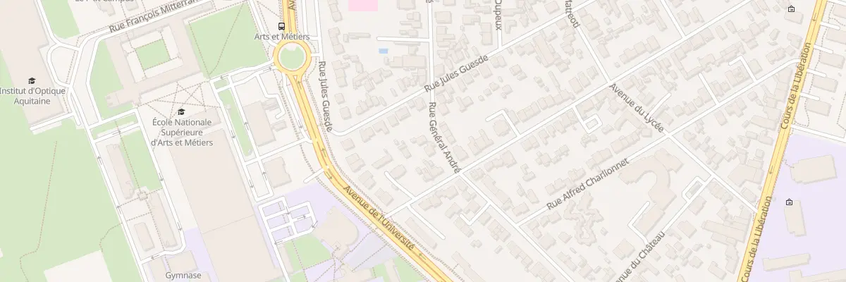 Plan du 53 Rue du Général André à Talence