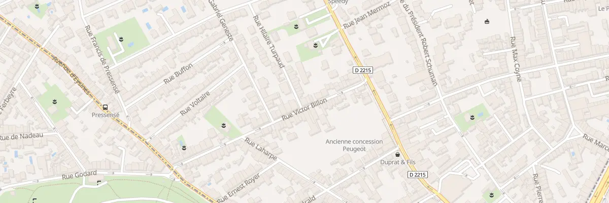 Plan du 21 Rue Victor Billon au Bouscat