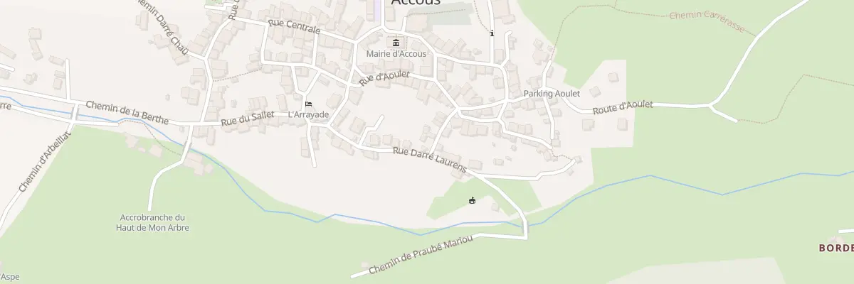 Plan du 1 Rue Coste Mariou à Accous