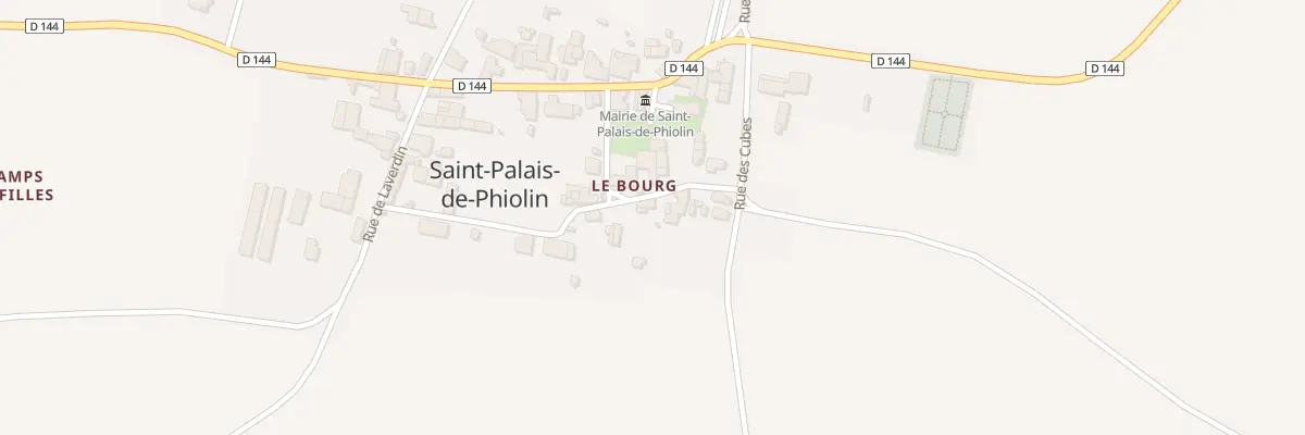 Plan du 7 Rue des Ecoles à Saint-Palais-de-Phiolin