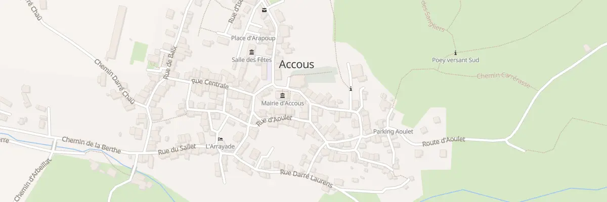 Plan du 4 Rue Fontaine Peloy à Accous