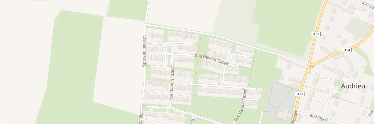 Plan du 15 Rue Haroun Tazieff à Audrieu