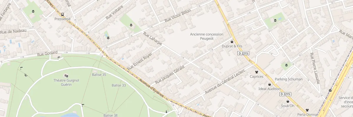 Plan du 96 Rue Laharpe au Bouscat